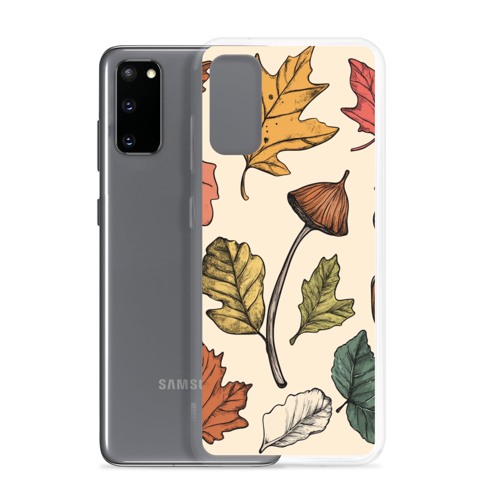 Autumn Leaves - Clear Galaxy Case - Image 7