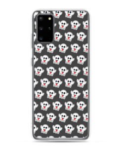 Alternative view of Cute Ghost - Clear Galaxy Case