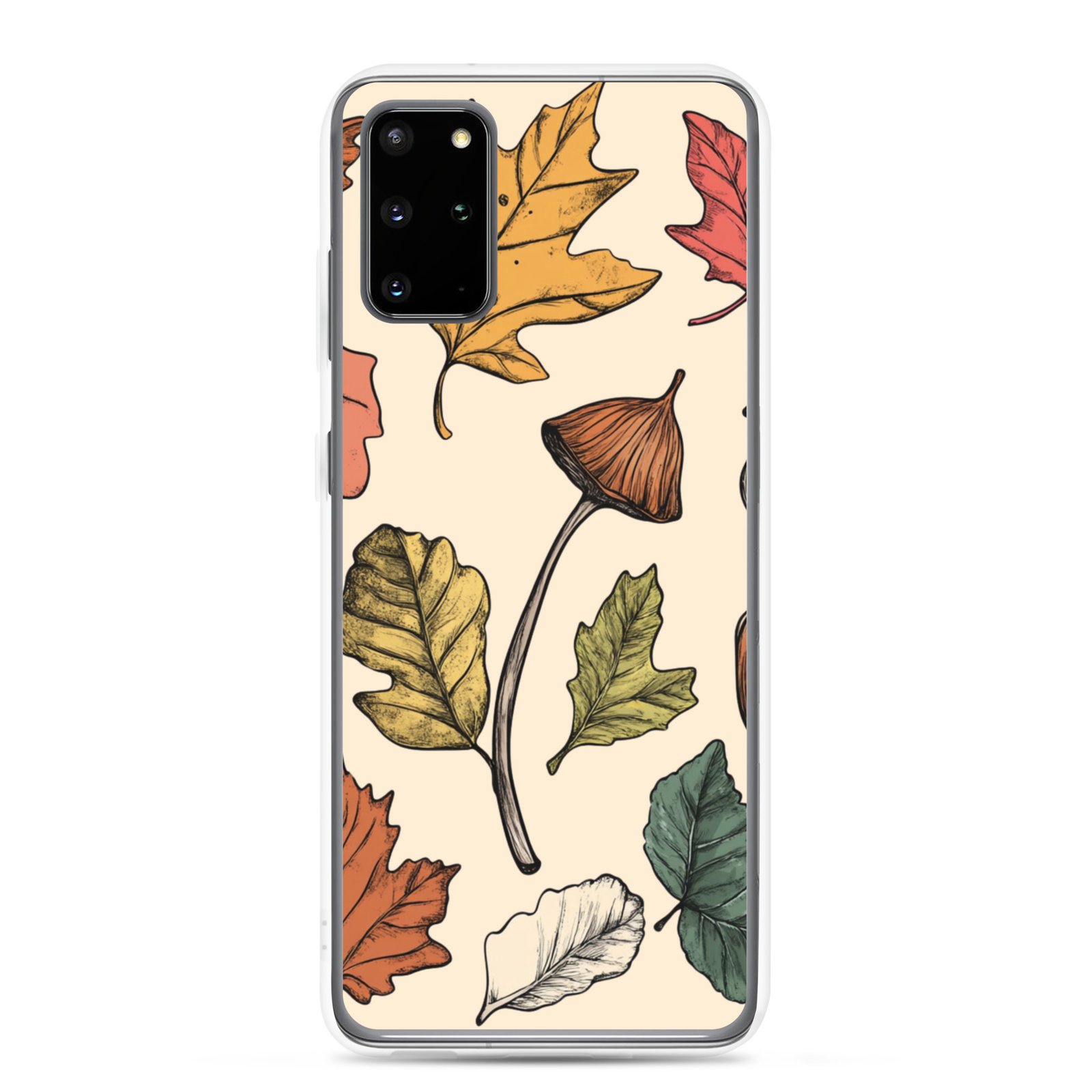 Autumn Leaves - Clear Galaxy Case - Image 2