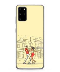 Alternative view of Couple Dancing Bachata - Clear Galaxy Case