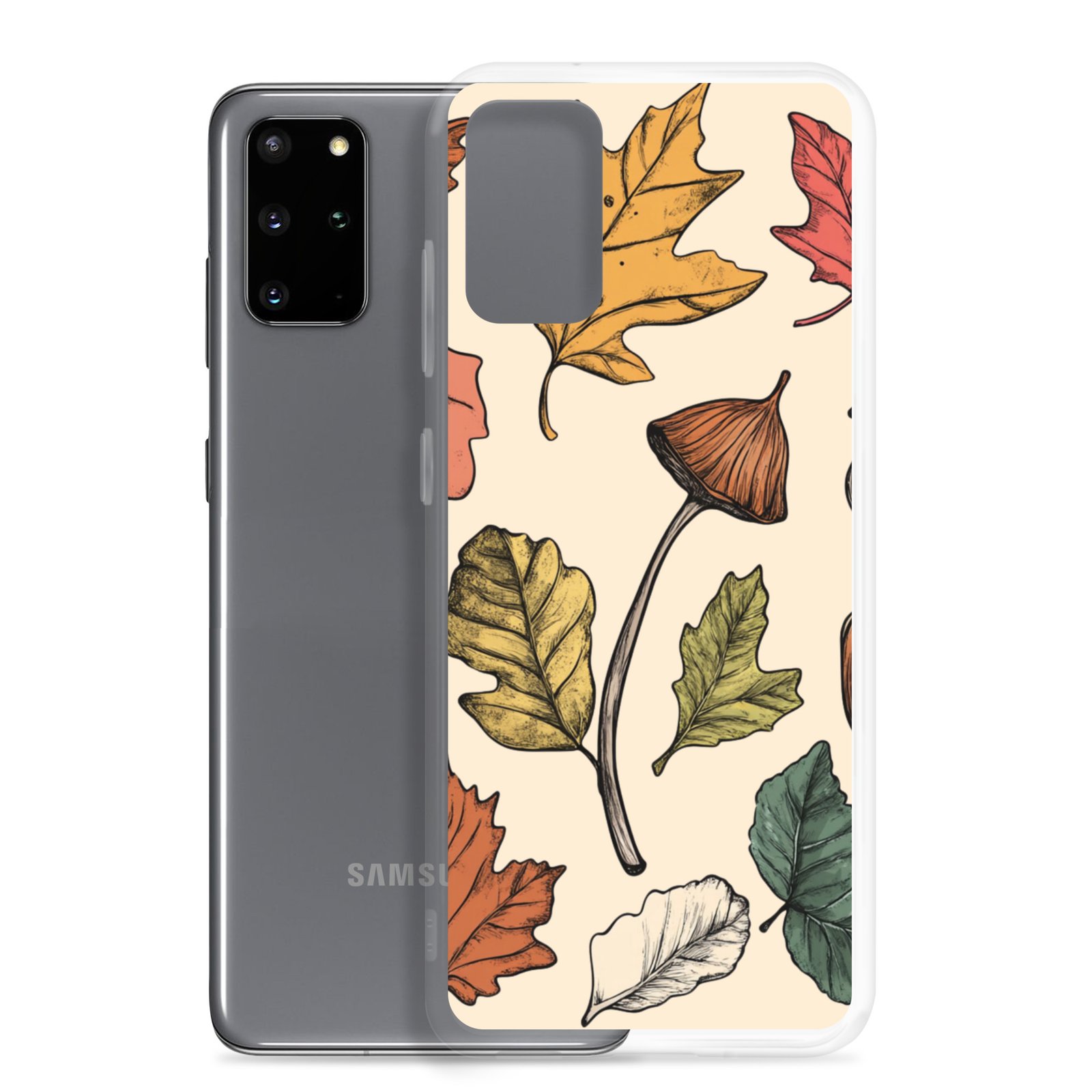 Autumn Leaves - Clear Galaxy Case - Image 3