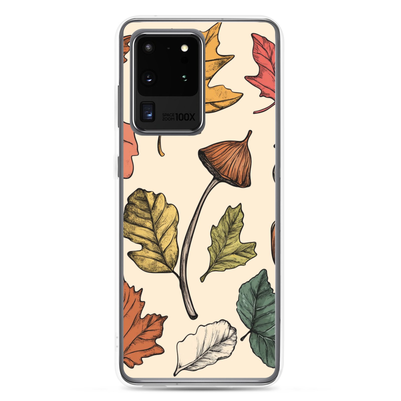 Autumn Leaves - Clear Galaxy Case - Image 4