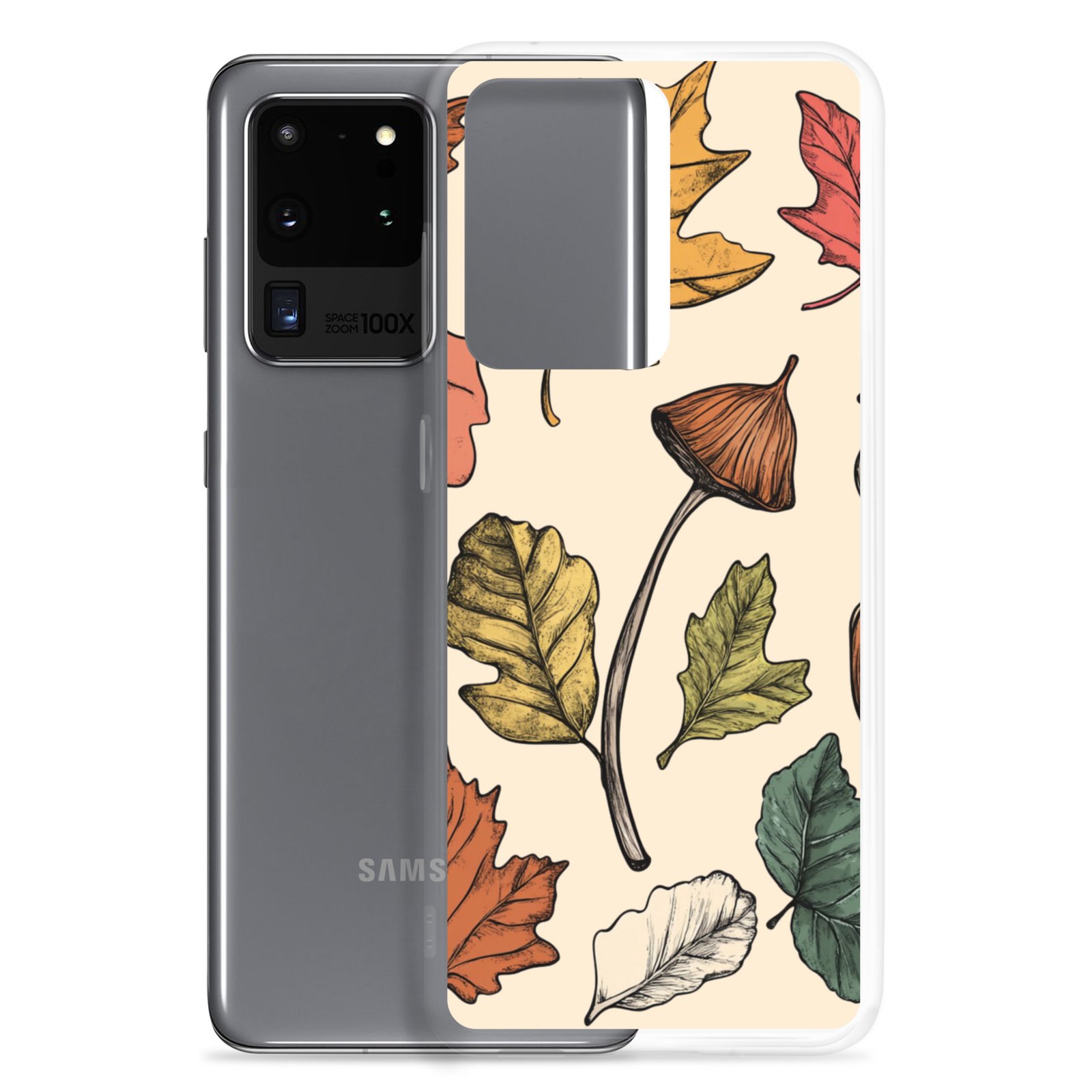 Autumn Leaves - Clear Galaxy Case - Image 5