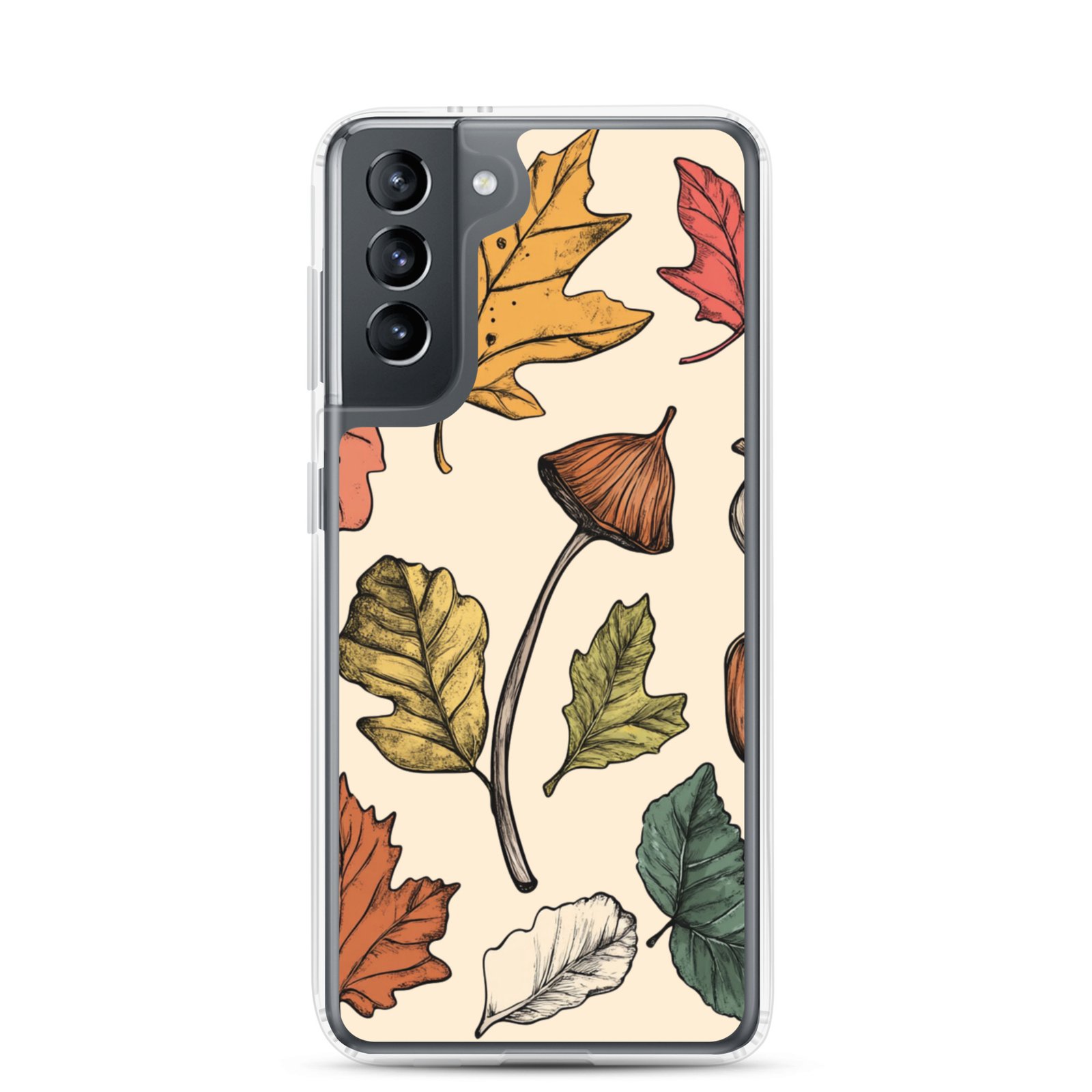 Autumn Leaves - Clear Galaxy Case - Image 12