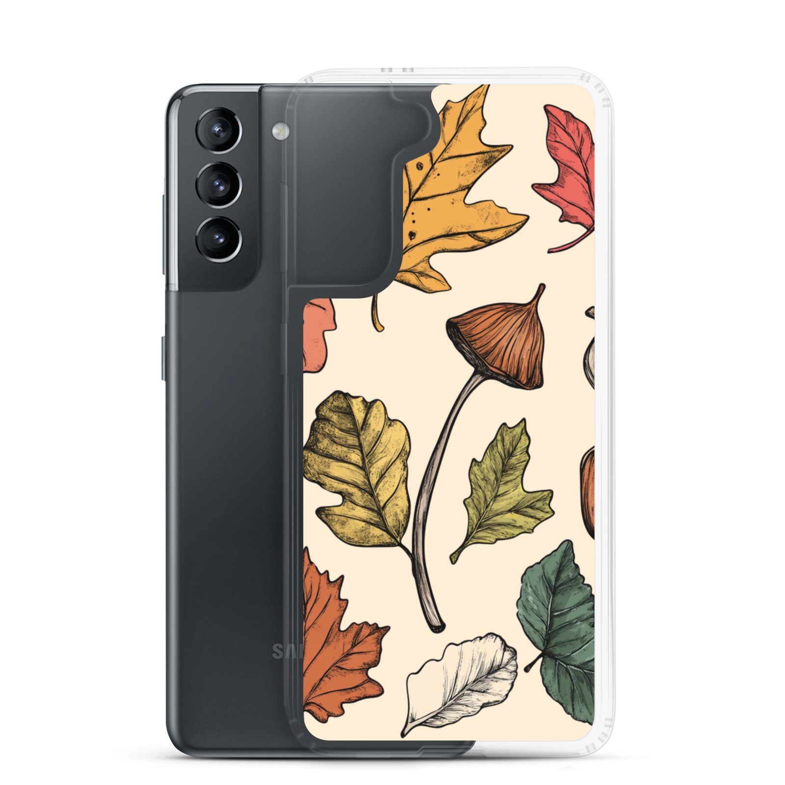 Autumn Leaves - Clear Galaxy Case - Image 13