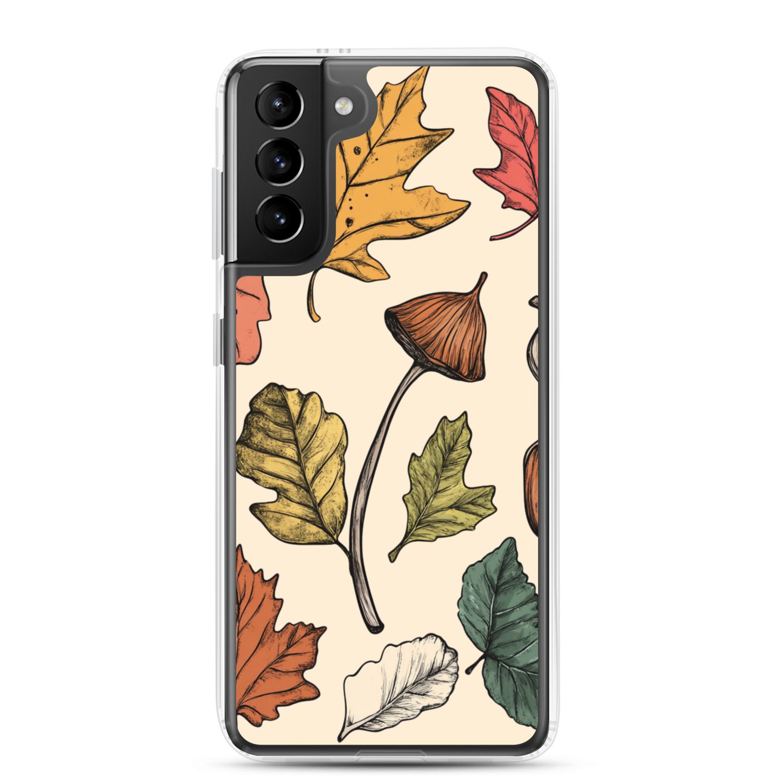 Autumn Leaves - Clear Galaxy Case - Image 8