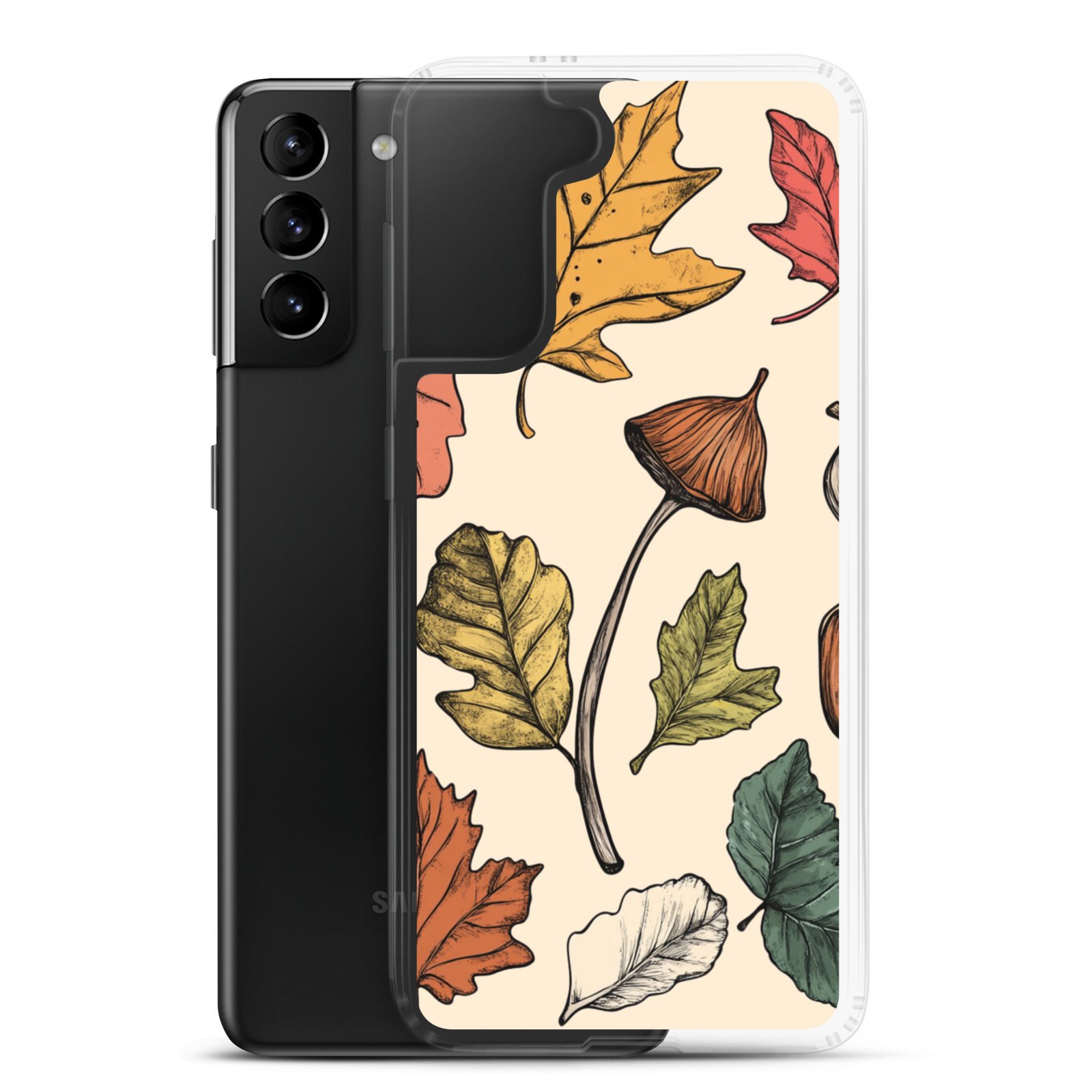 Autumn Leaves - Clear Galaxy Case - Image 9