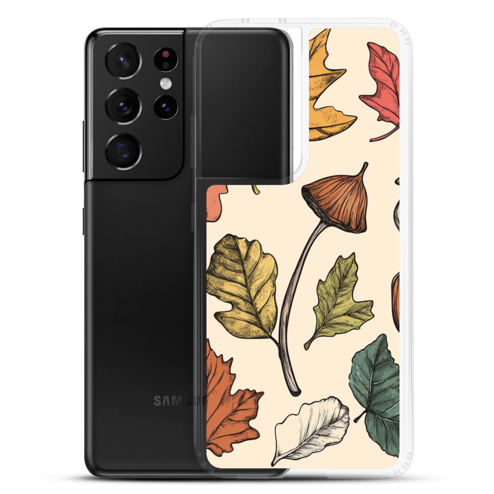 Autumn Leaves - Clear Galaxy Case - Image 11