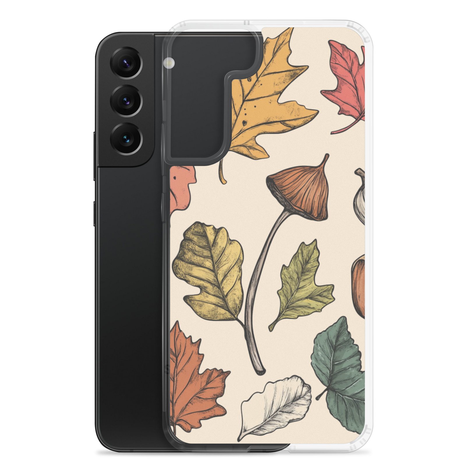 Autumn Leaves - Clear Galaxy Case - Image 15