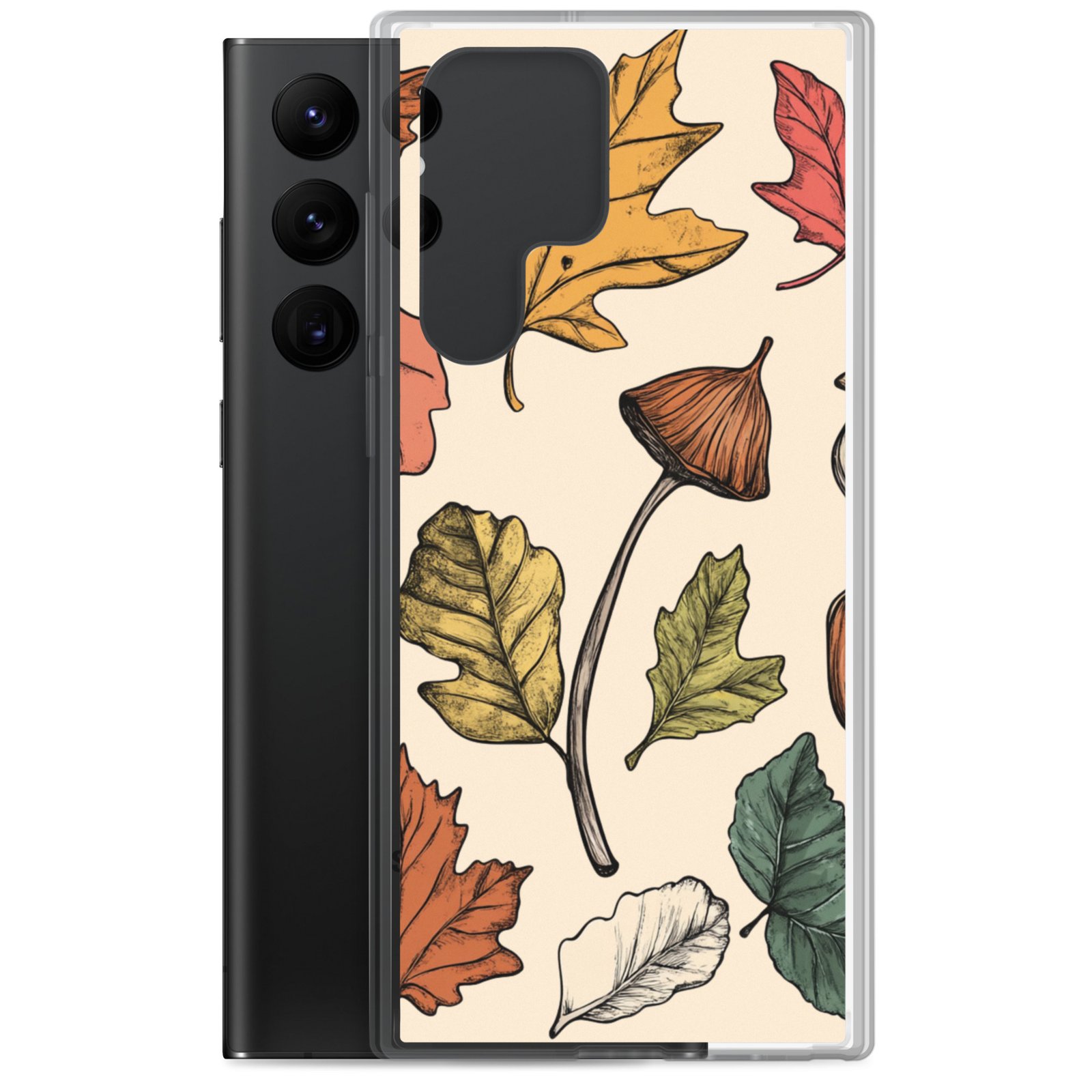 Autumn Leaves - Clear Galaxy Case - Image 17
