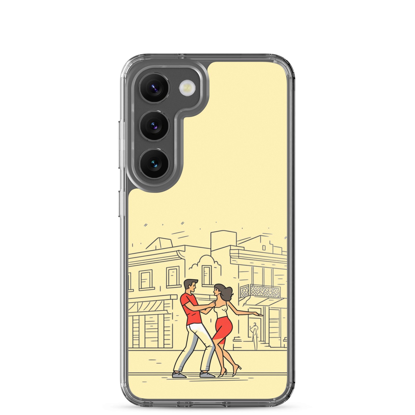 Couple Dancing Bachata - Clear Galaxy Case - Image 30