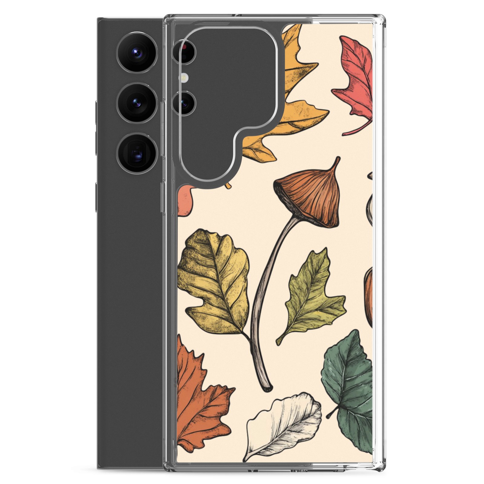 Autumn Leaves - Clear Galaxy Case - Image 29
