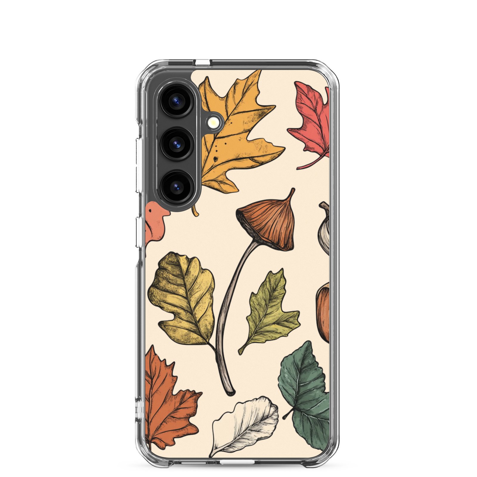 Autumn Leaves - Clear Galaxy Case - Image 35