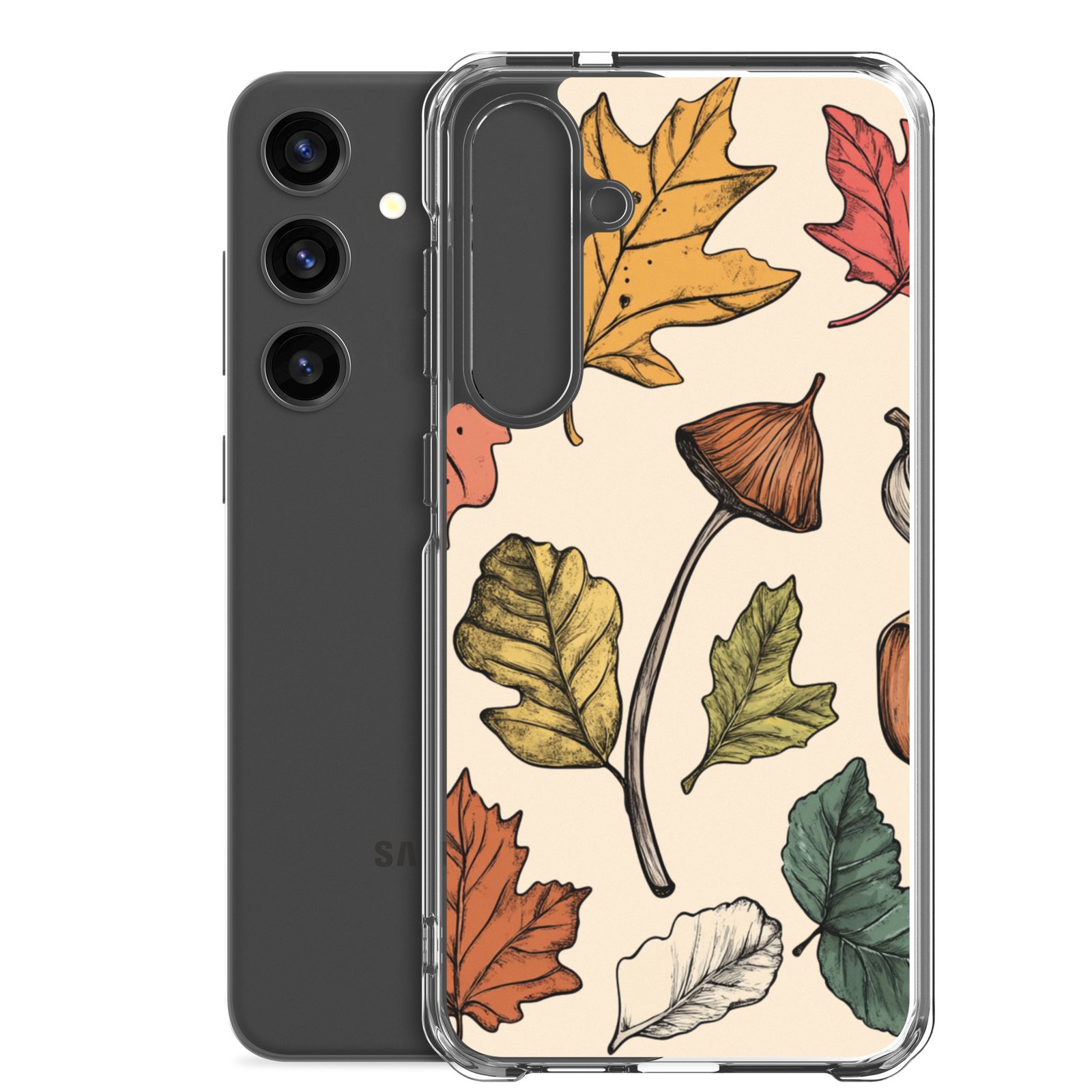 Autumn Leaves - Clear Galaxy Case - Image 33