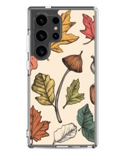 Autumn Leaves - Clear Galaxy Case