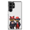 Cats in Suits - Clear Galaxy Case