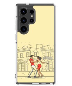 Couple Dancing Bachata - Clear Galaxy Case