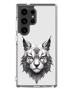 Lynx Head - Clear Galaxy Case