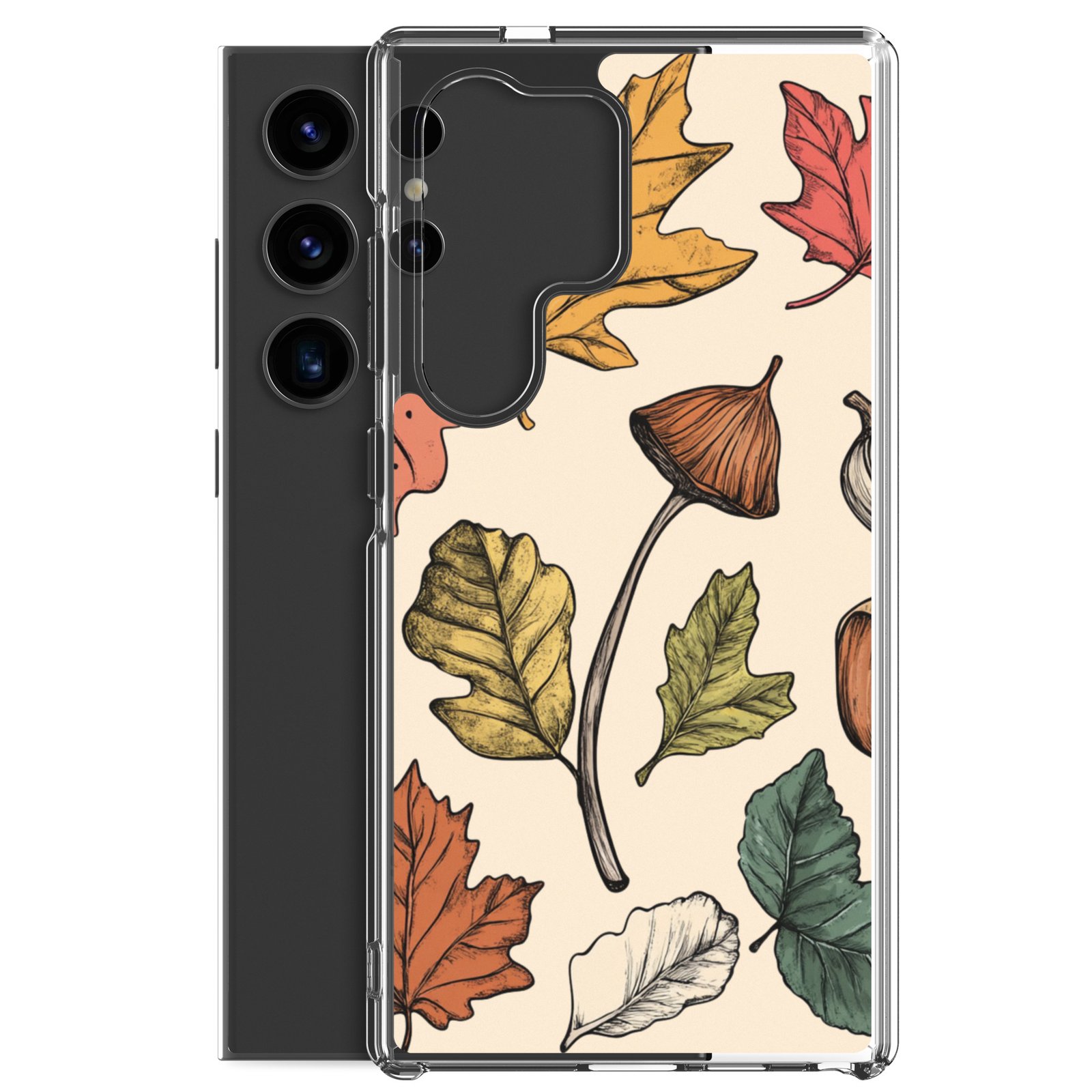 Autumn Leaves - Clear Galaxy Case - Image 34