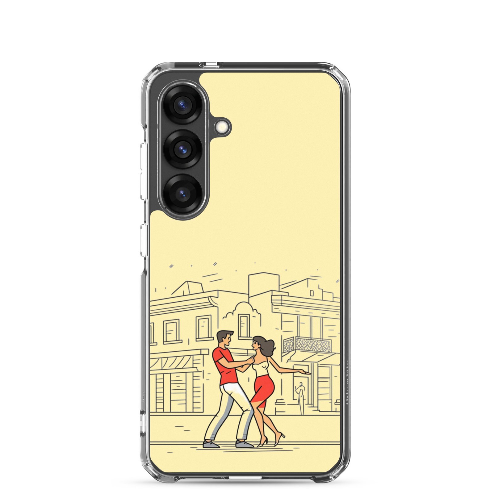 Couple Dancing Bachata - Clear Galaxy Case - Image 24