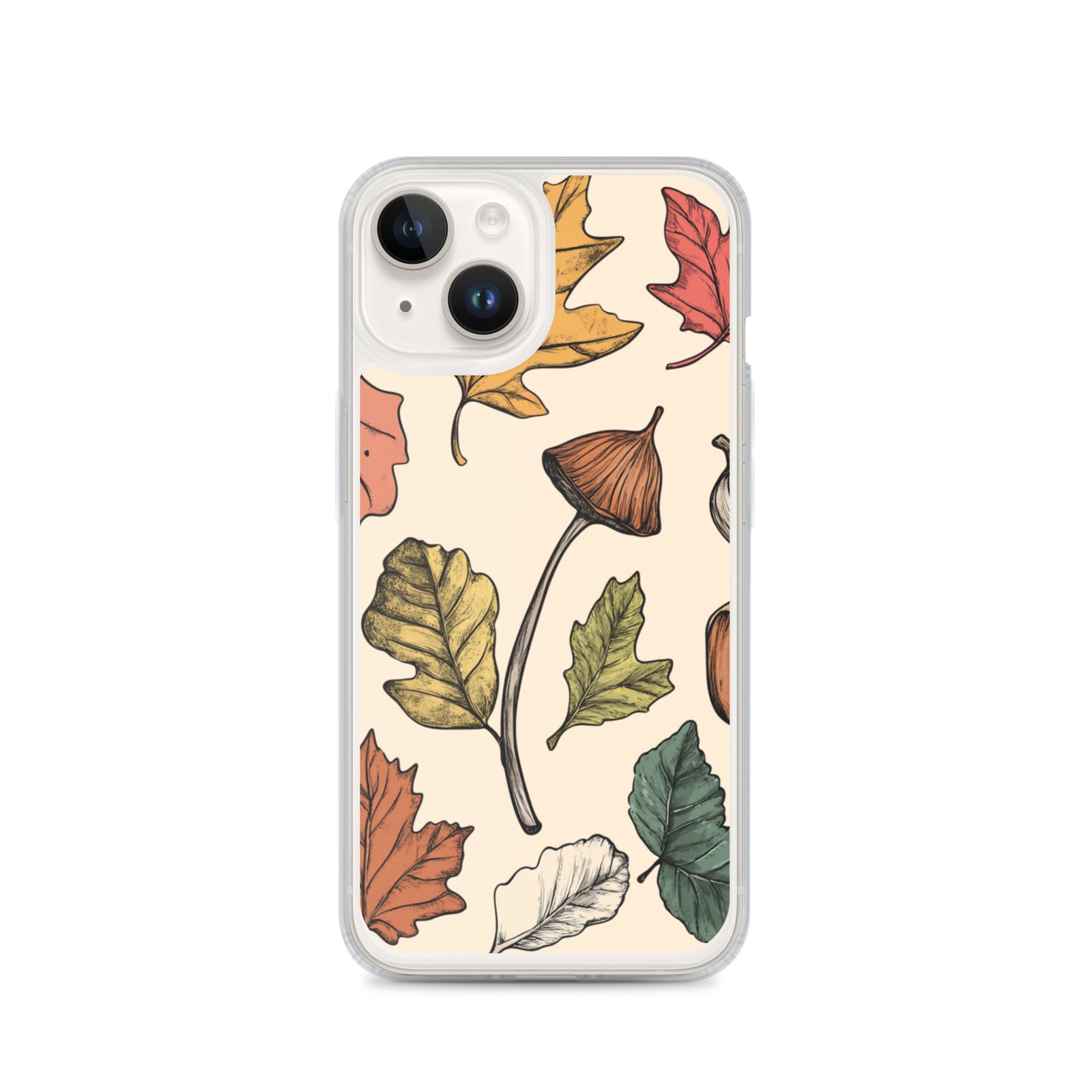 Autumn Leaves - Clear iPhone Case - Image 5