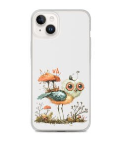 Alternative view of Imaginary Owl - Clear iPhone Case