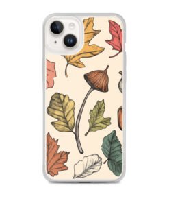 Alternative view of Autumn Leaves - Clear iPhone Case