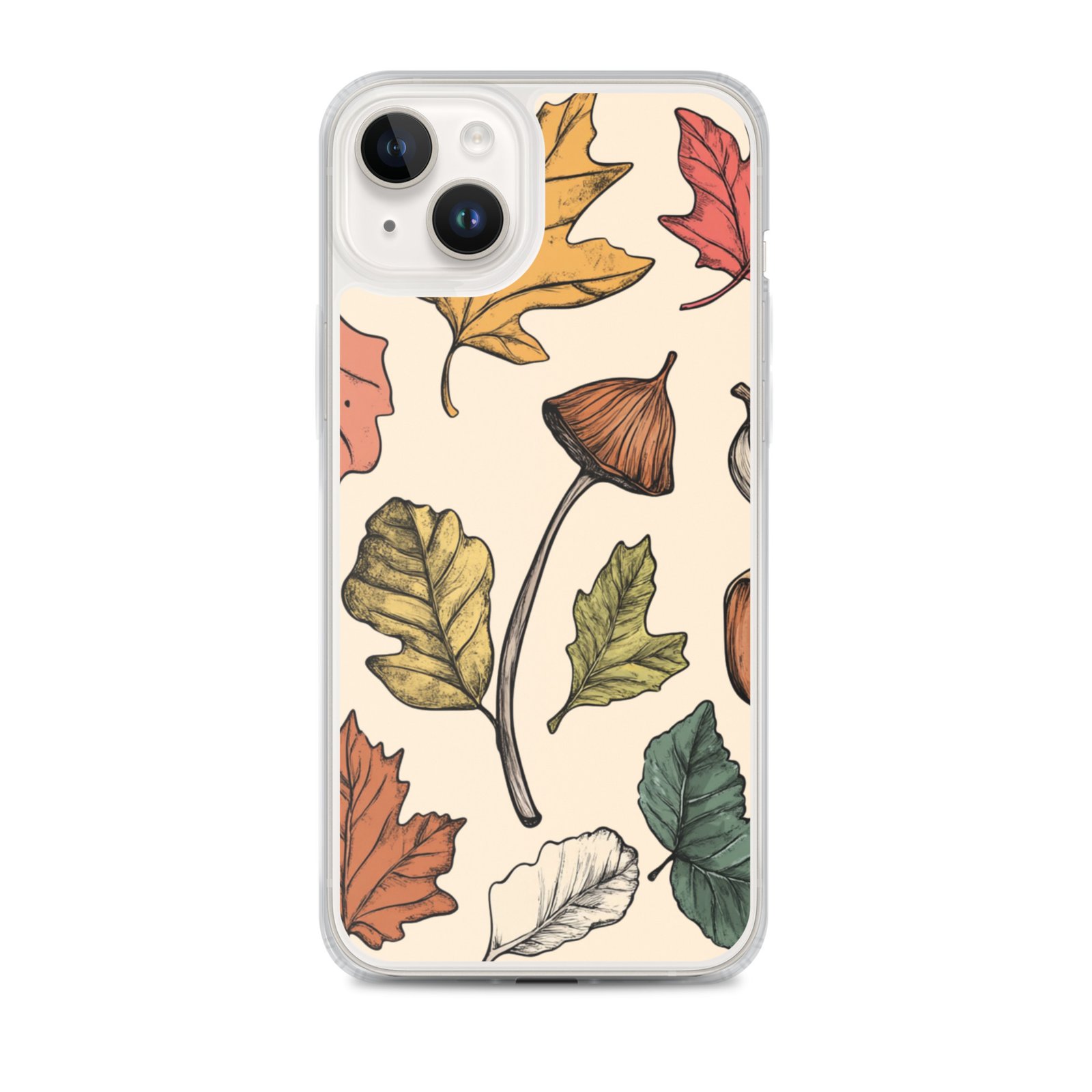 Autumn Leaves - Clear iPhone Case - Image 2