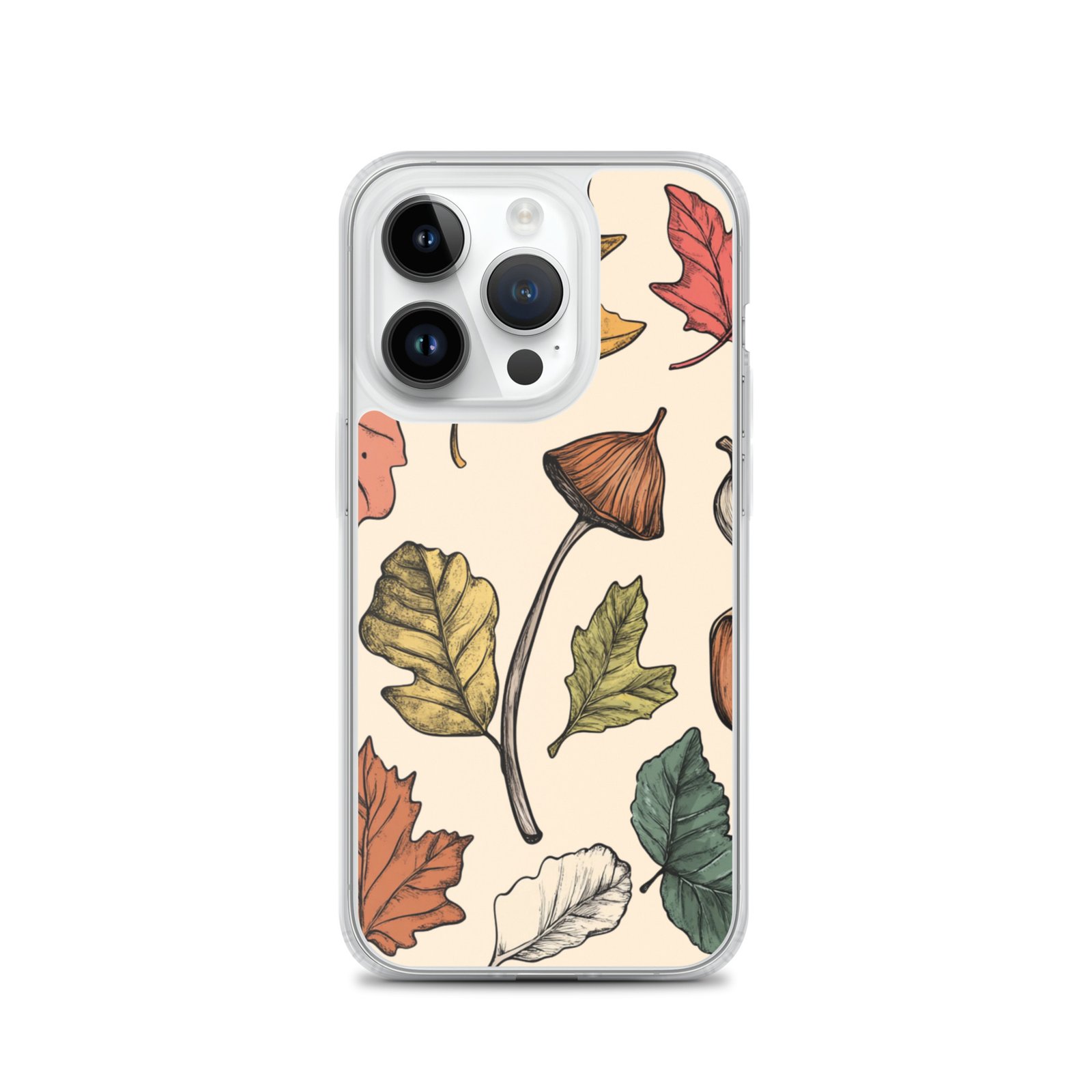 Autumn Leaves - Clear iPhone Case - Image 4