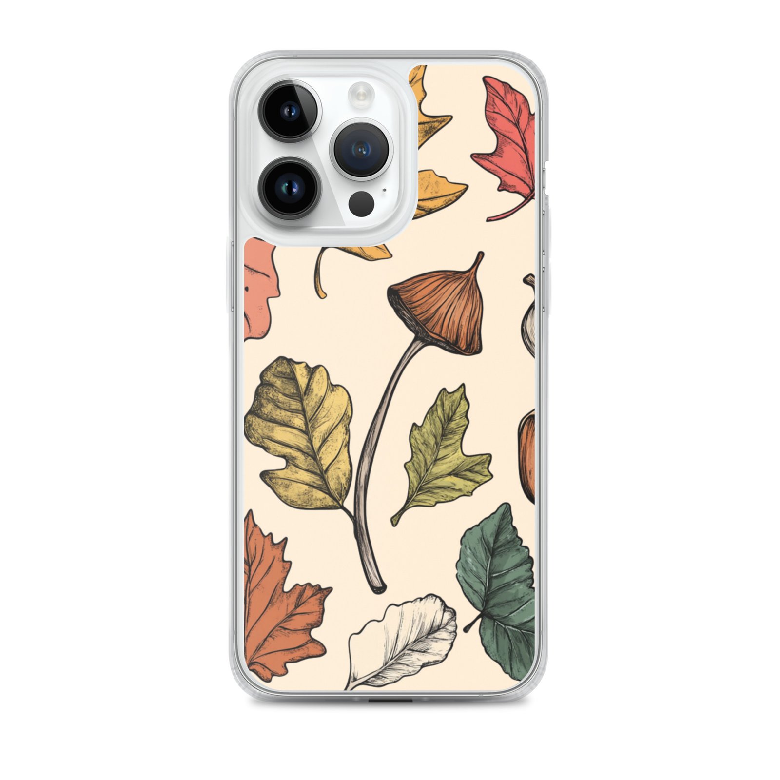 Autumn Leaves - Clear iPhone Case - Image 3