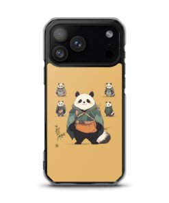 Cute Panda - Clear iPhone Case