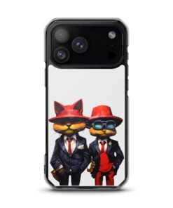 Cats in Suits - Clear iPhone Case