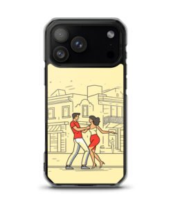 Couple Dancing Bachata - Clear iPhone Case