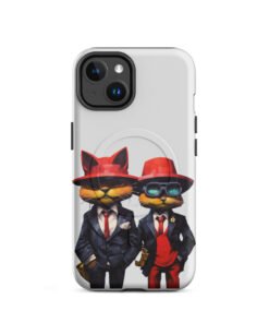 Alternative view of Cats in Suits - Tough iPhone Case