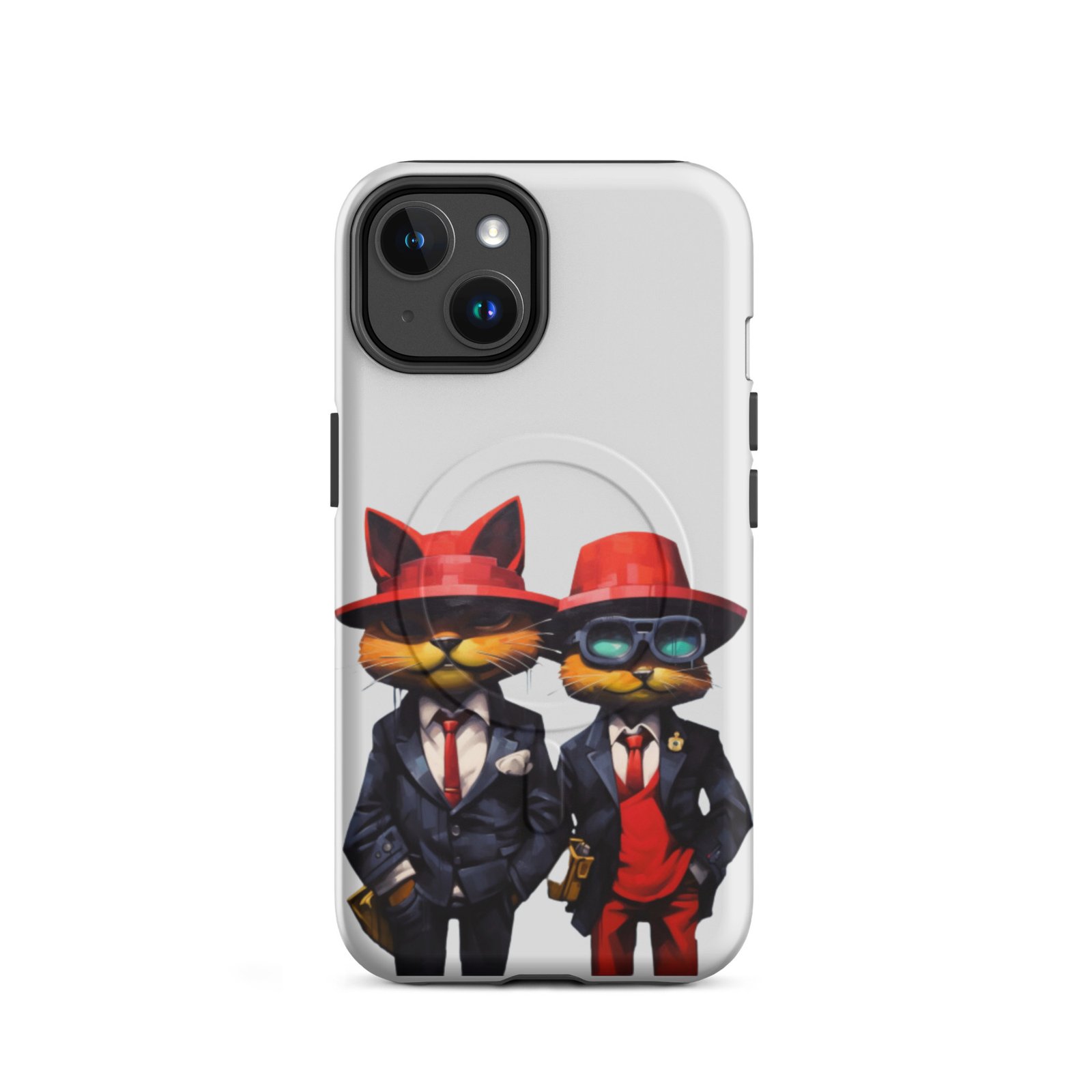 Cats in Suits - Tough iPhone Case - Image 2