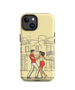 Alternative view of Couple Dancing Bachata - Tough iPhone Case