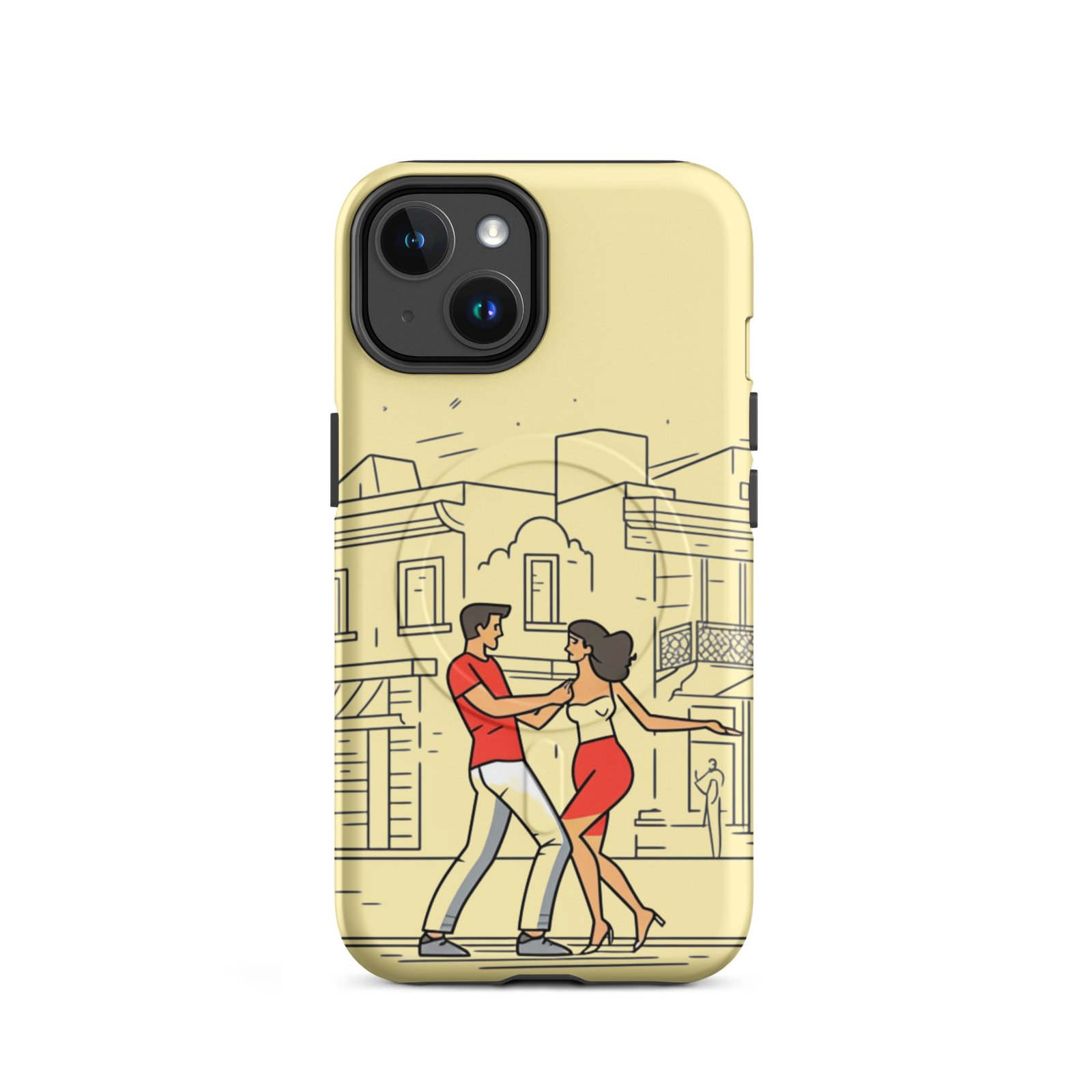 Couple Dancing Bachata - Tough iPhone Case - Image 2