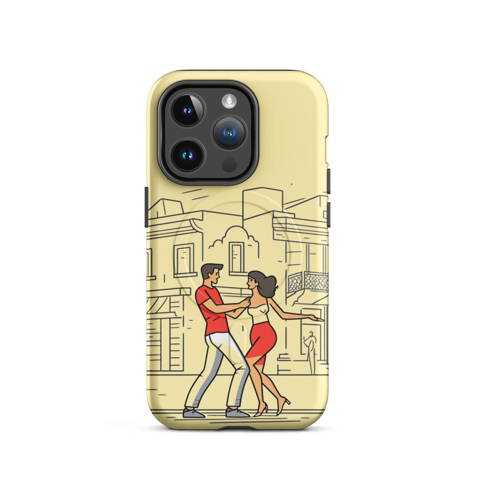Couple Dancing Bachata - Tough iPhone Case - Image 4