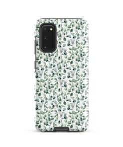 Alternative view of Thin Branch and Green Leaves - Tough Galaxy Case