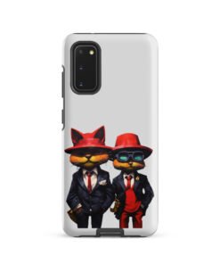 Alternative view of Cats in Suits - Tough Galaxy Case