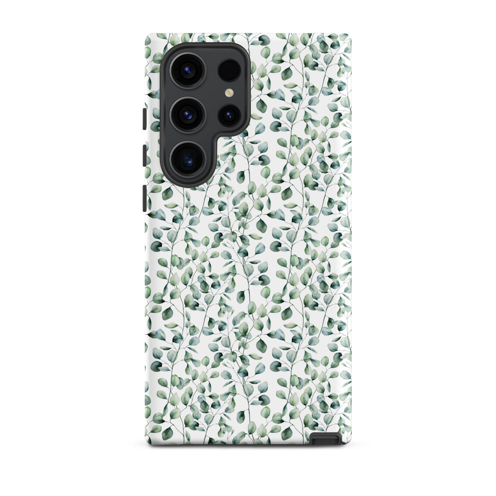 Thin Branch and Green Leaves - Tough Galaxy Case - Image 15