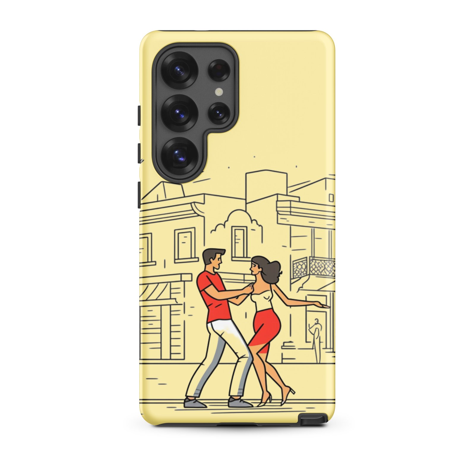 Couple Dancing Bachata - Tough Galaxy Case
